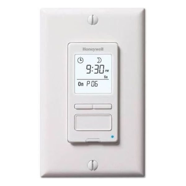 Resideo White, Programmable wall switch, 1800 watts, Max NO Min, 15 amp, 1HP PLS750C1000